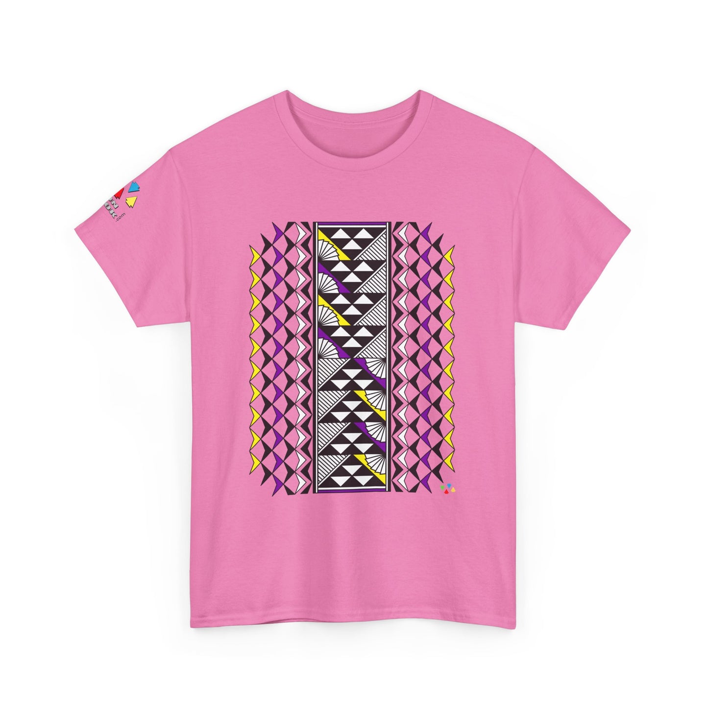 Sun and Rain in Purple/ Yellow Gildan Unisex Tee