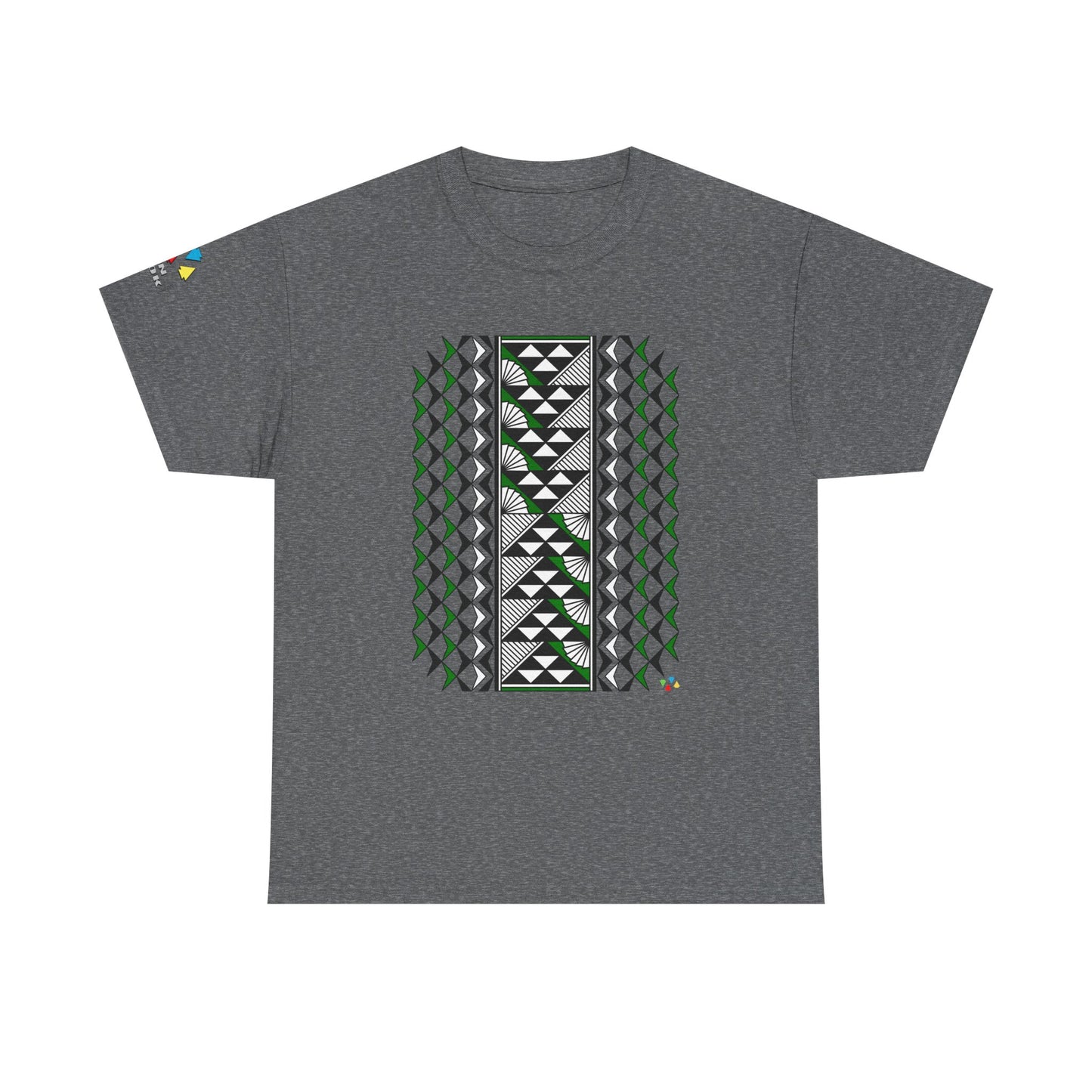 Sun and Rain in Green Gildan Unisex Tee