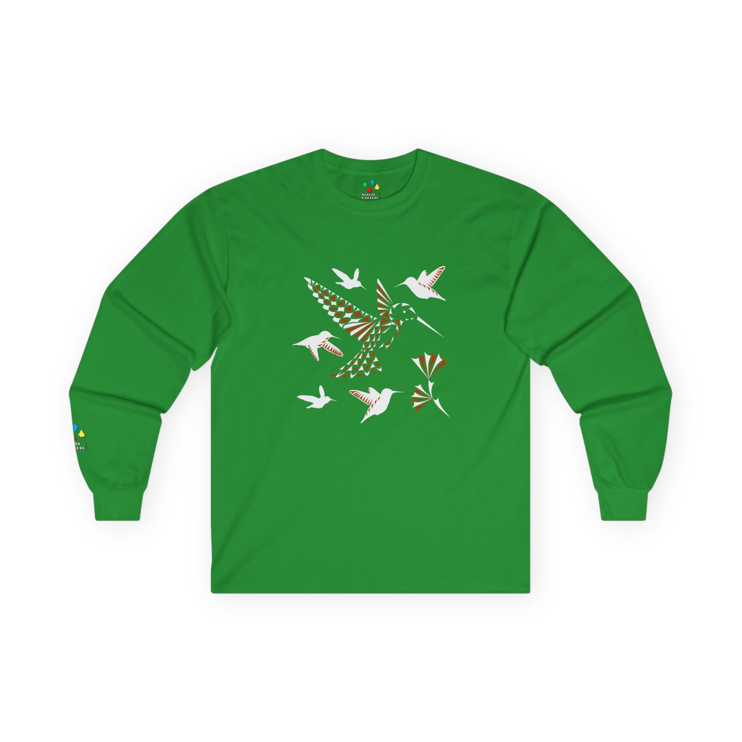 Hummingbird Blessing in Rust Unisex Long Sleeve Tee