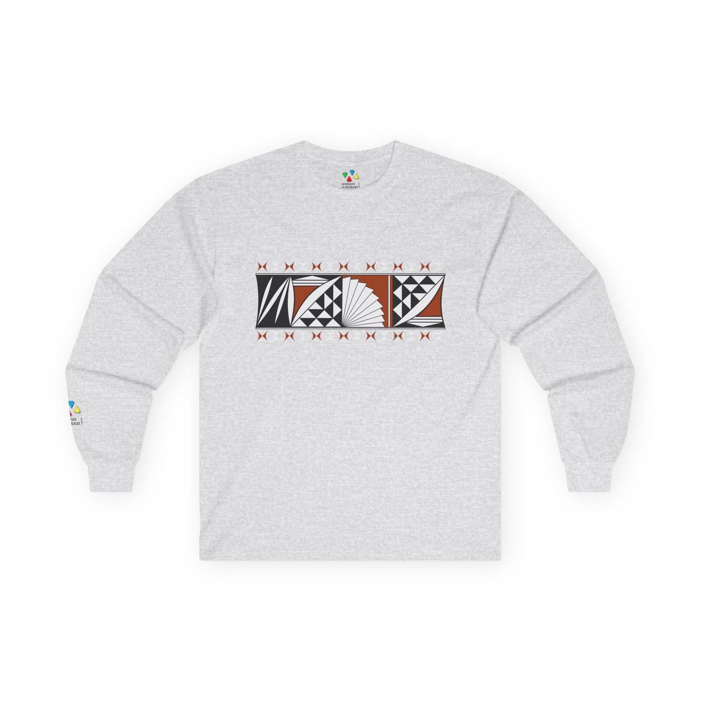 Southwest Sunrise in Rust Unisex Long Sleeve Tee