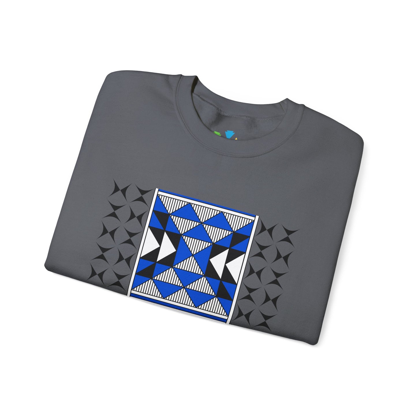 Sacred Mountains in Blue Unisex Sweatshirt