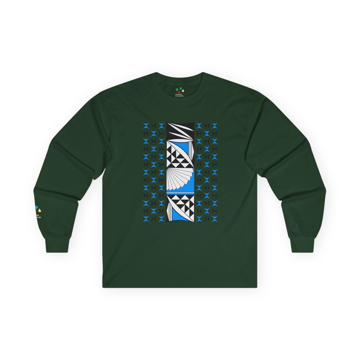 Southwest Sunrise in Sky Blue Unisex Long Sleeve Tee
