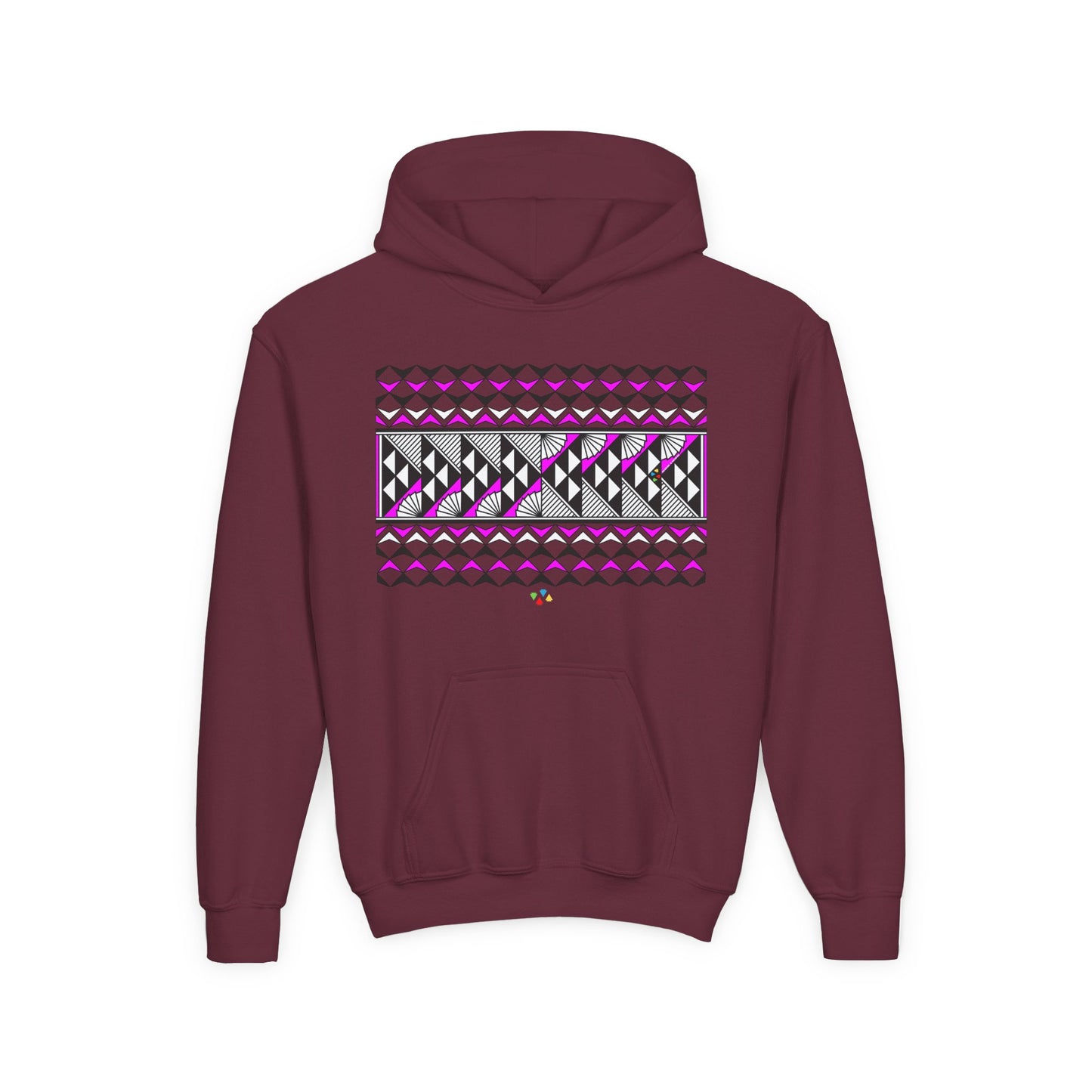 Pink Rain and Sun Youth Heavy Blend Hooded Sweatshirt