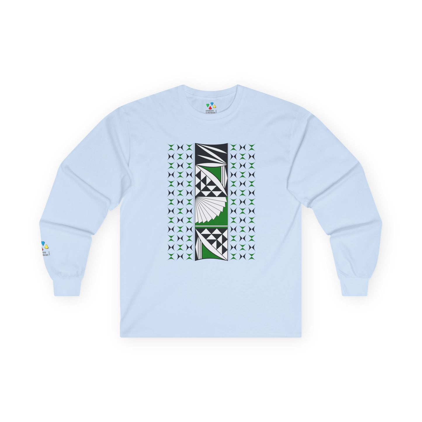 Southwest Sunrise in Green Unisex Long Sleeve Tee