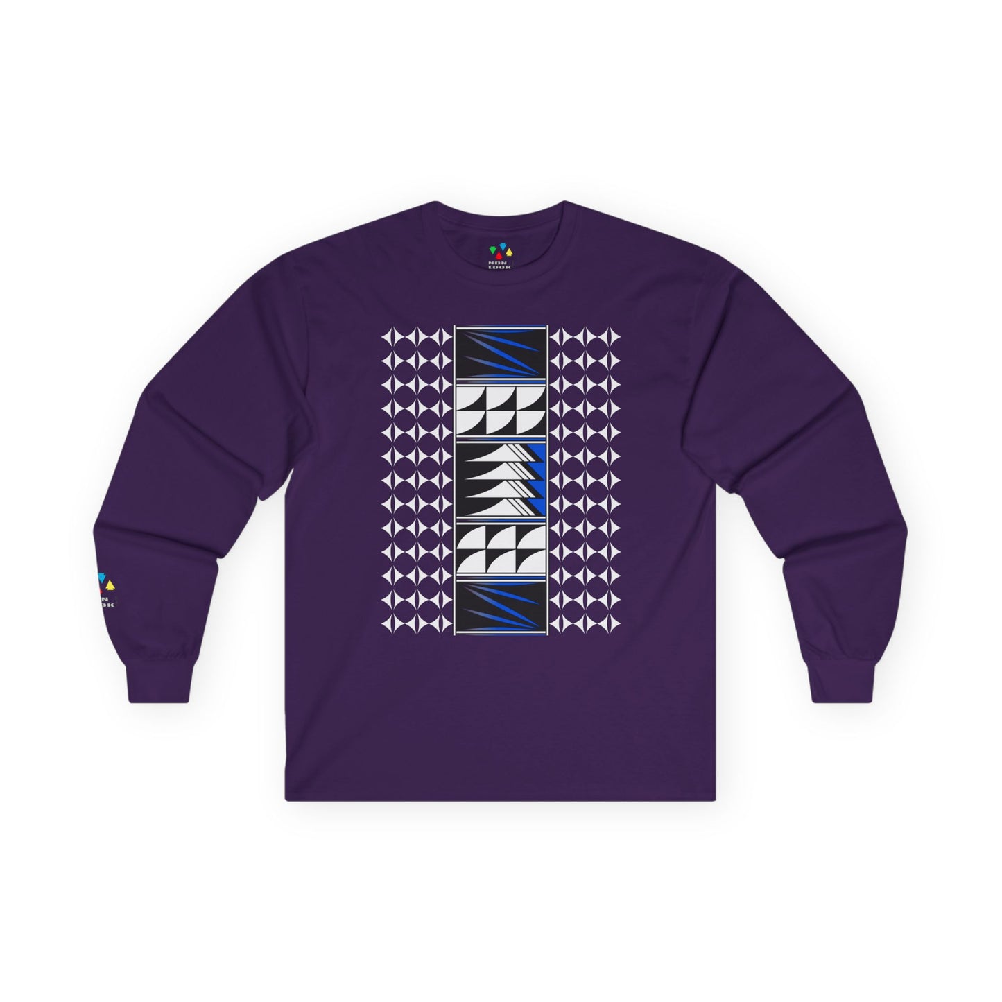Feather Blessings in Blue Unisex Long Sleeve Tee