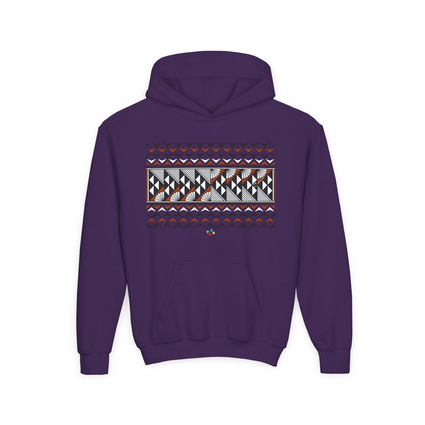 Rust Rain and Sun Youth Heavy Blend Hooded Sweatshirt