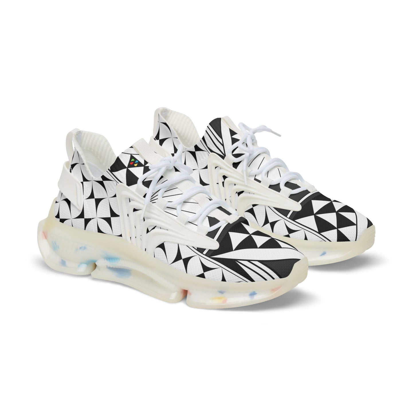 Southwest Sunrise in Charcoal Men's Mesh Sneakers
