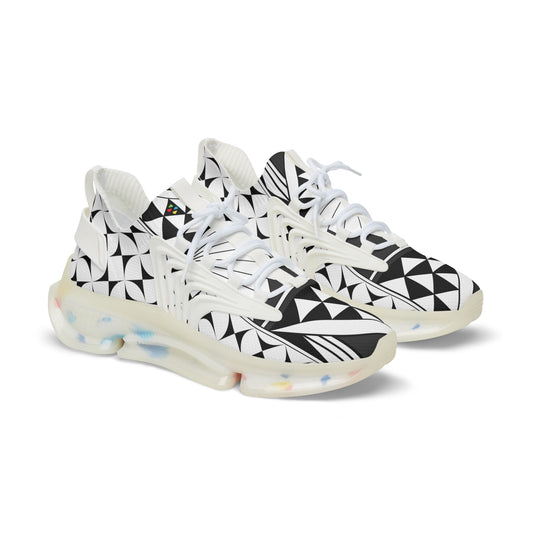 Southwest Sunrise in Charcoal Men's Mesh Sneakers