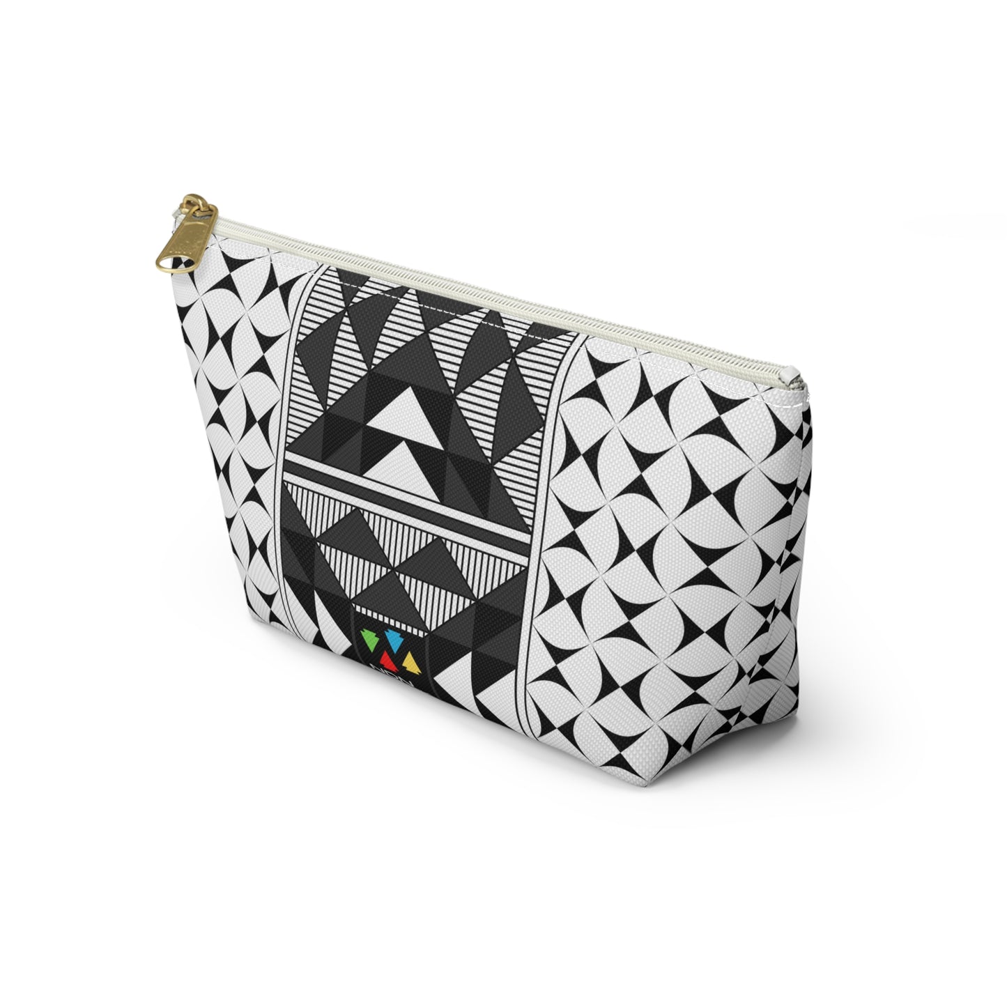 Sacred Mountains in Charcoal Pouch w T-bottom