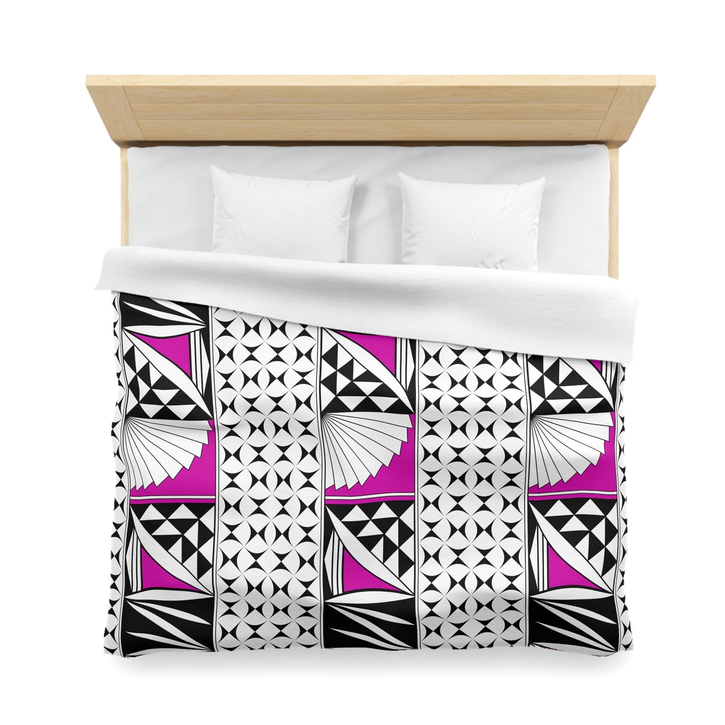 Southwest Sunrise in Pink Microfiber Duvet Cover