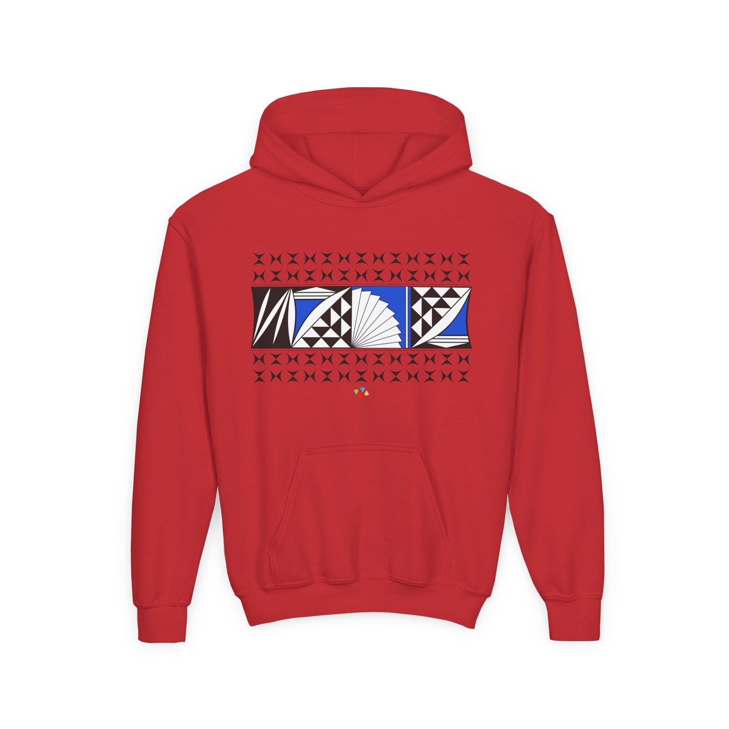 Blue Southwest Sunrise Youth Heavy Blend Hooded Sweatshirt
