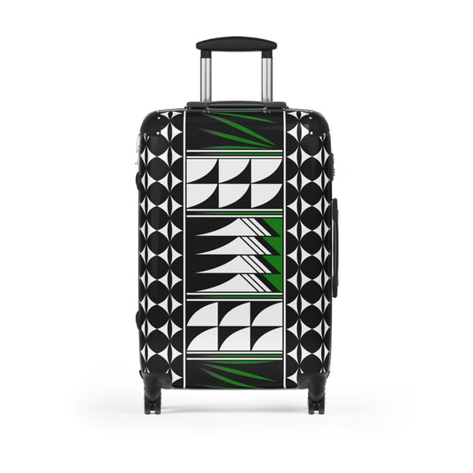 Blessed Feathers in Green Suitcases