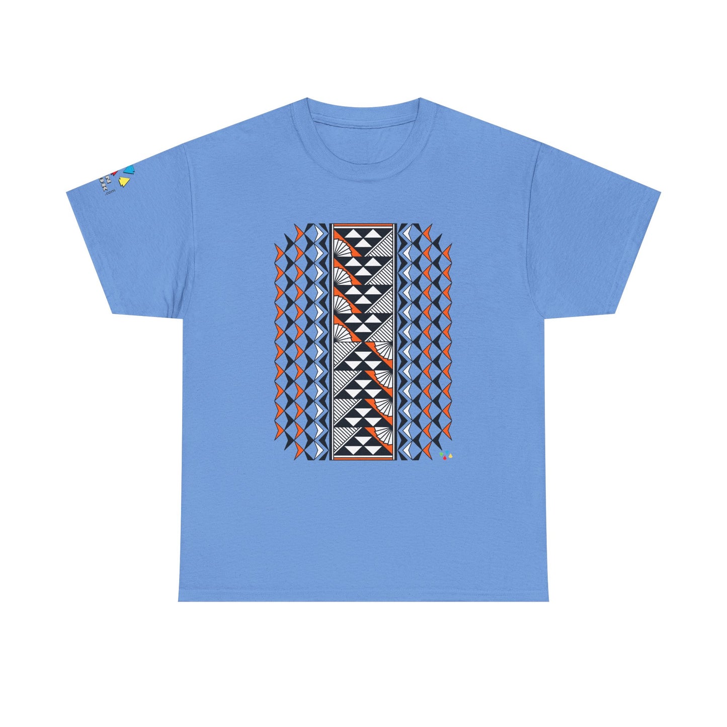 Sun and Rain in Orange Gildan Unisex Tee