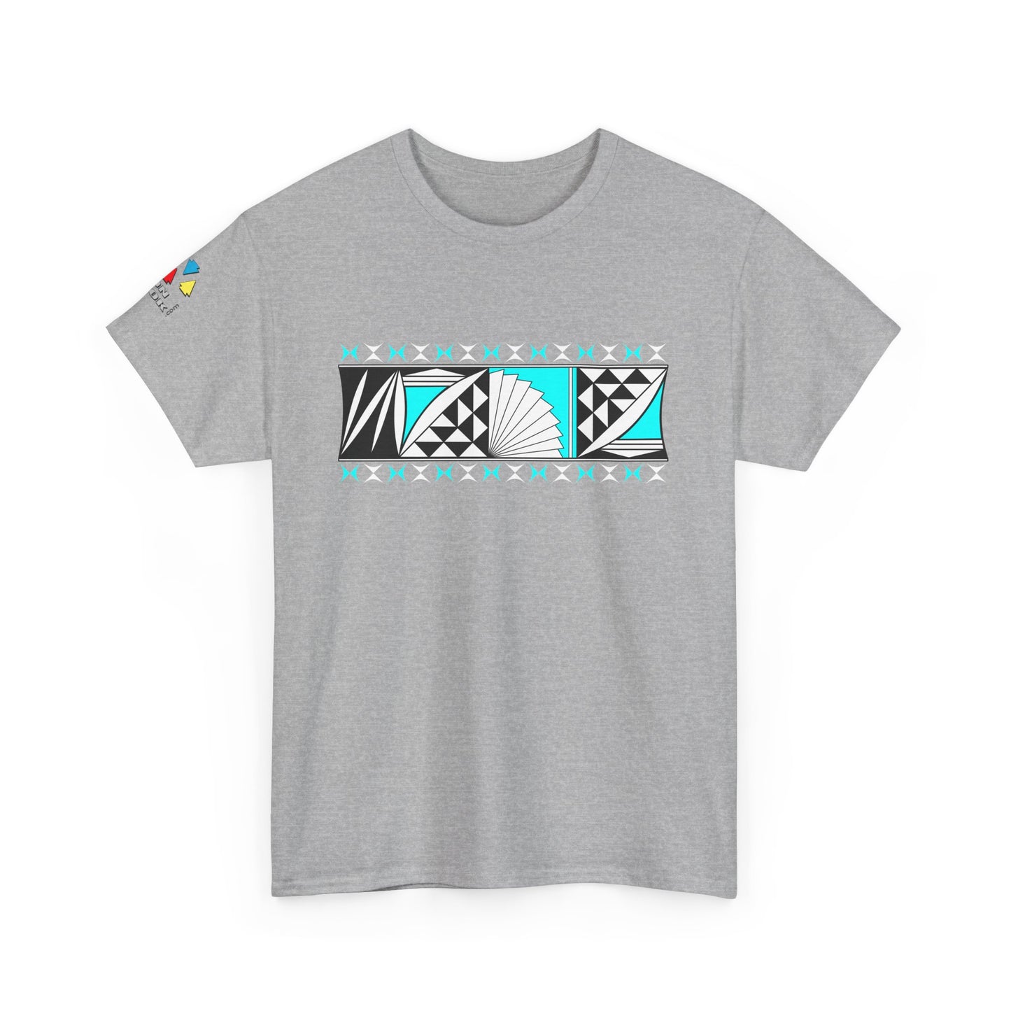 Southwest Sunrise 2 in Turquoise Gildan Unisex Tee