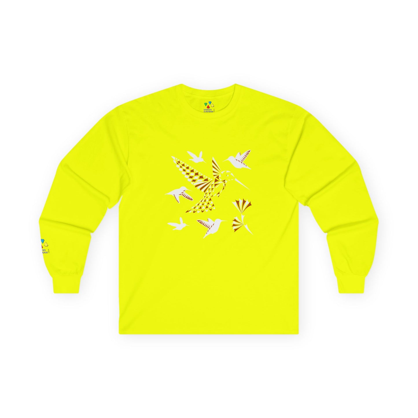 Hummingbird Blessing in Rust Unisex Long Sleeve Tee