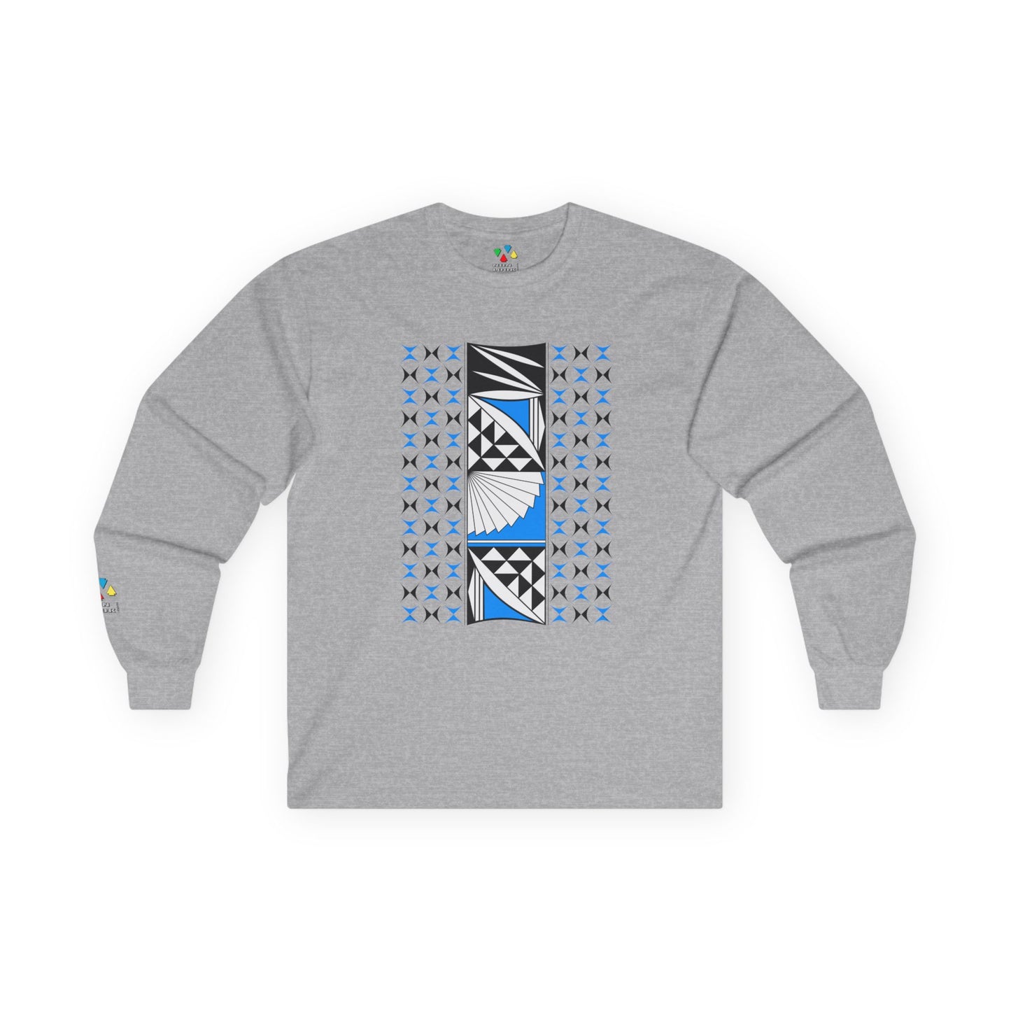 Southwest Sunrise in Sky Blue Unisex Long Sleeve Tee