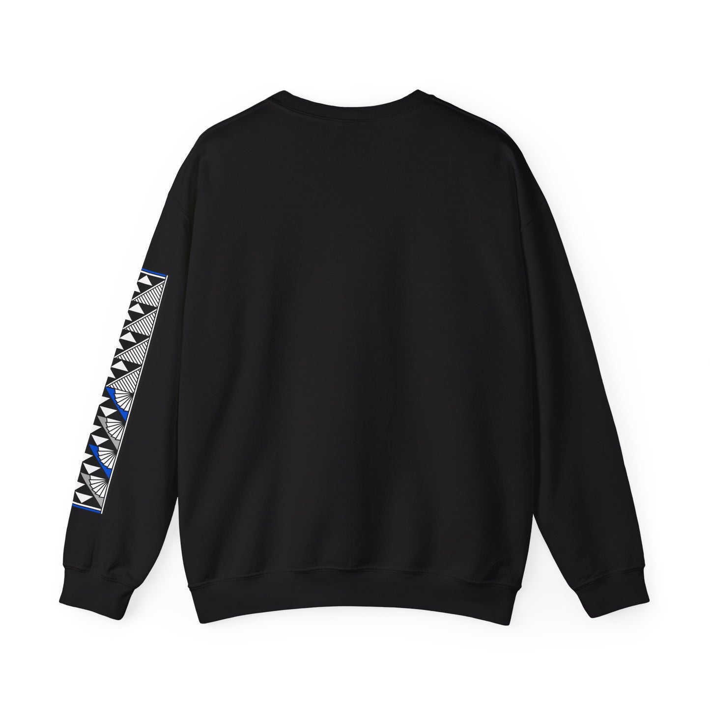 Sun and Rain in Blue/Silver Unisex Sweatshirt