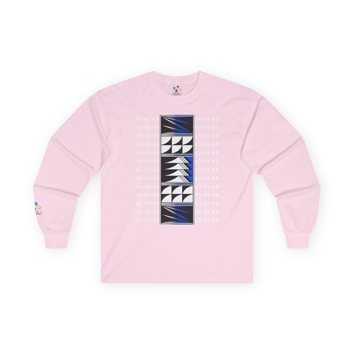 Feather Blessings in Blue Unisex Long Sleeve Tee