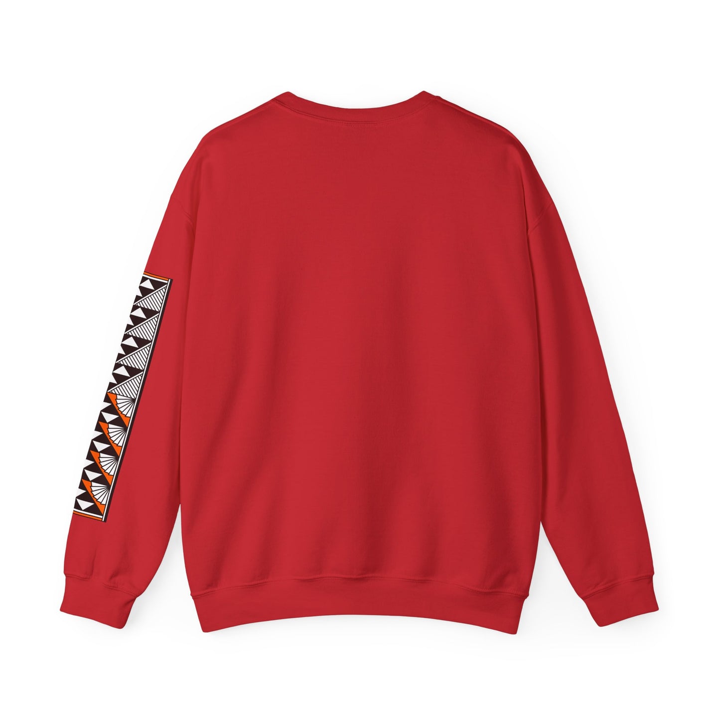 Sun and Rain in Orange Unisex Sweatshirt