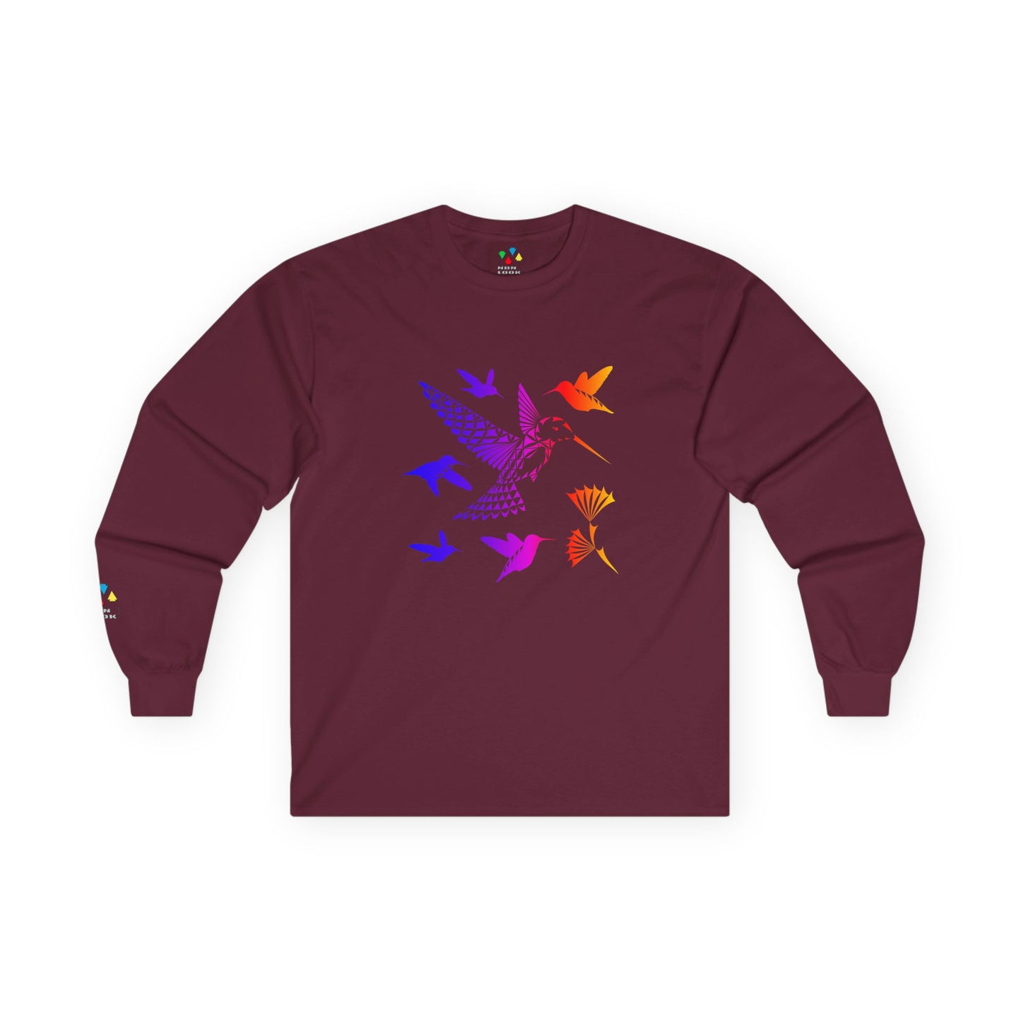 Rainbow Hummingbird Blessing Unisex Long Sleeve Tee