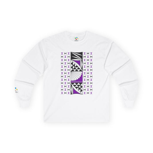 Southwest Sunrise in Purple Unisex Long Sleeve Tee