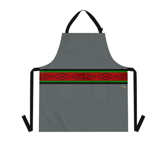 Dark Gray Belt of Life Two Pocket Apron