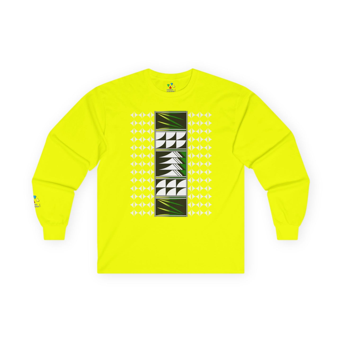 Feather Blessings in Green Unisex Long Sleeve Tee