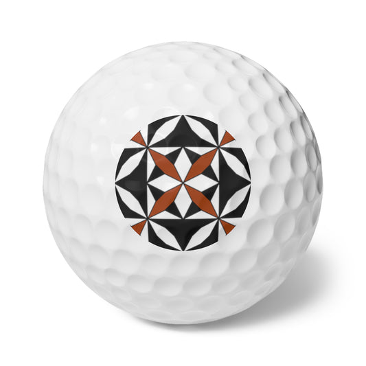 Native Snowflake 2 Golf Balls, 6pcs