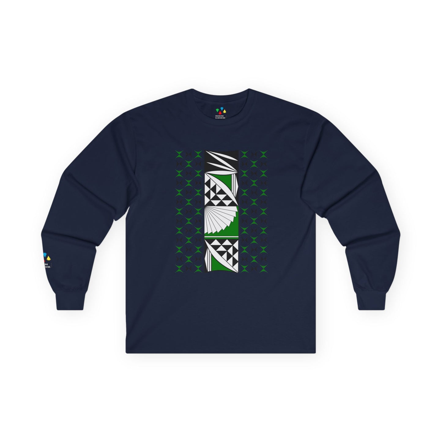 Southwest Sunrise in Green Unisex Long Sleeve Tee