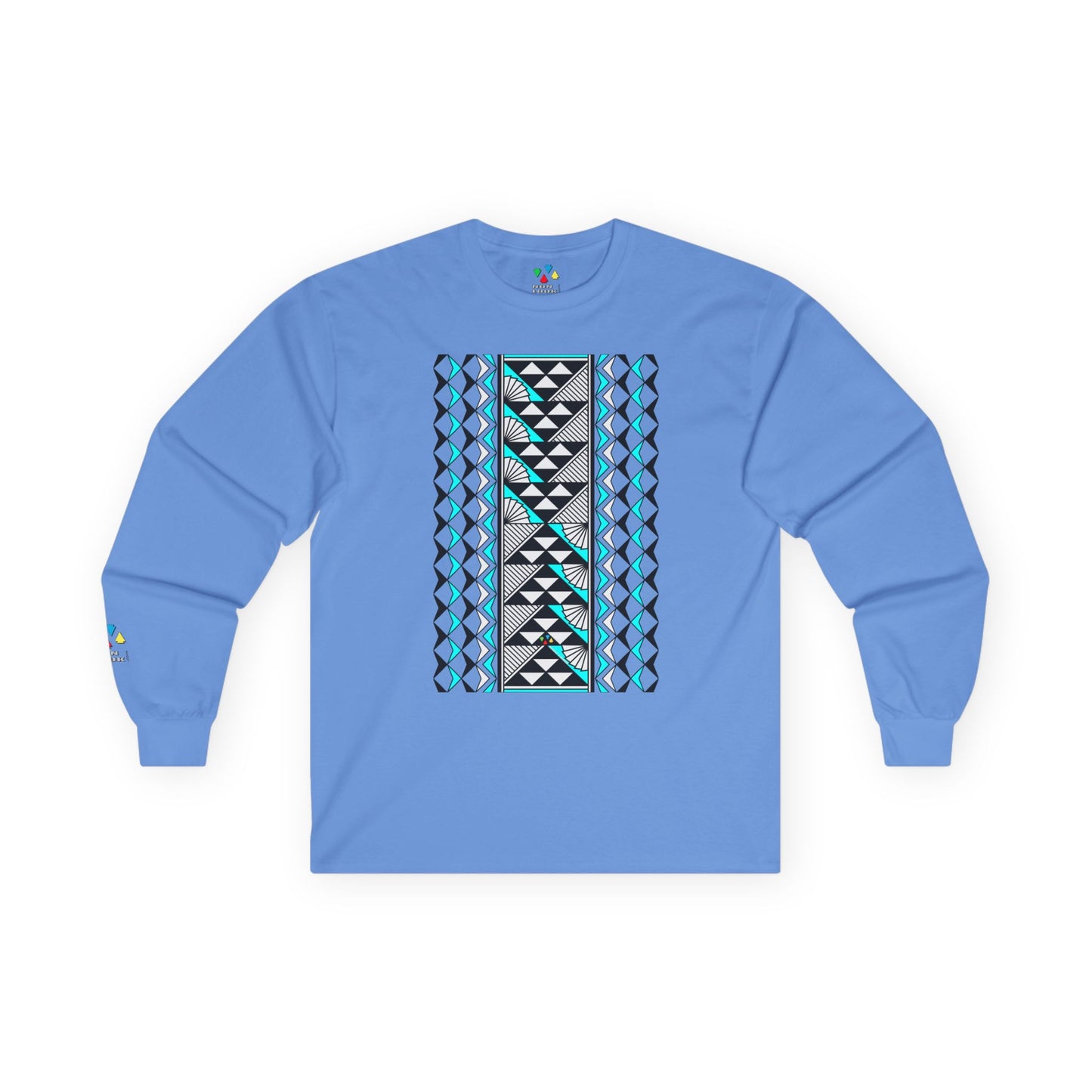 Sun and Rain in Turquoise Unisex Long Sleeve Tee