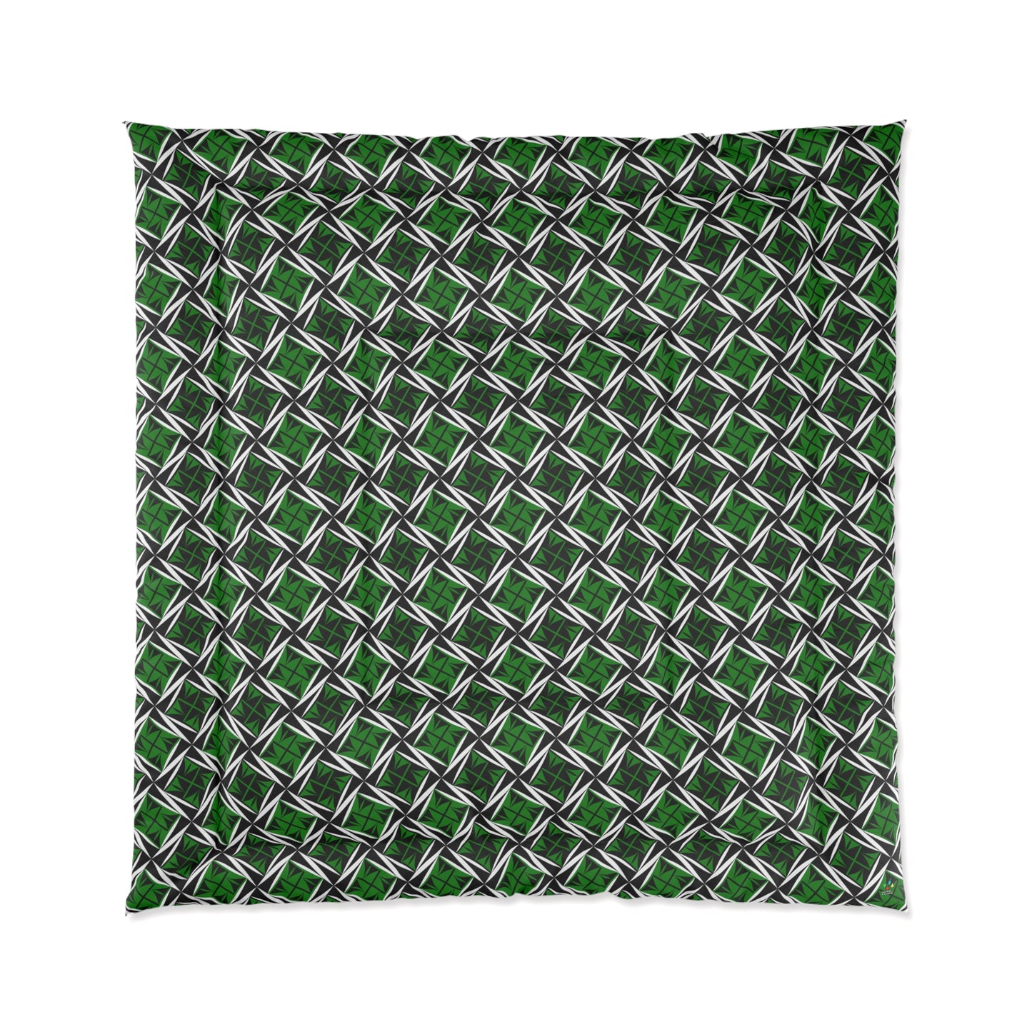 Sacred Winds in Green Comforter