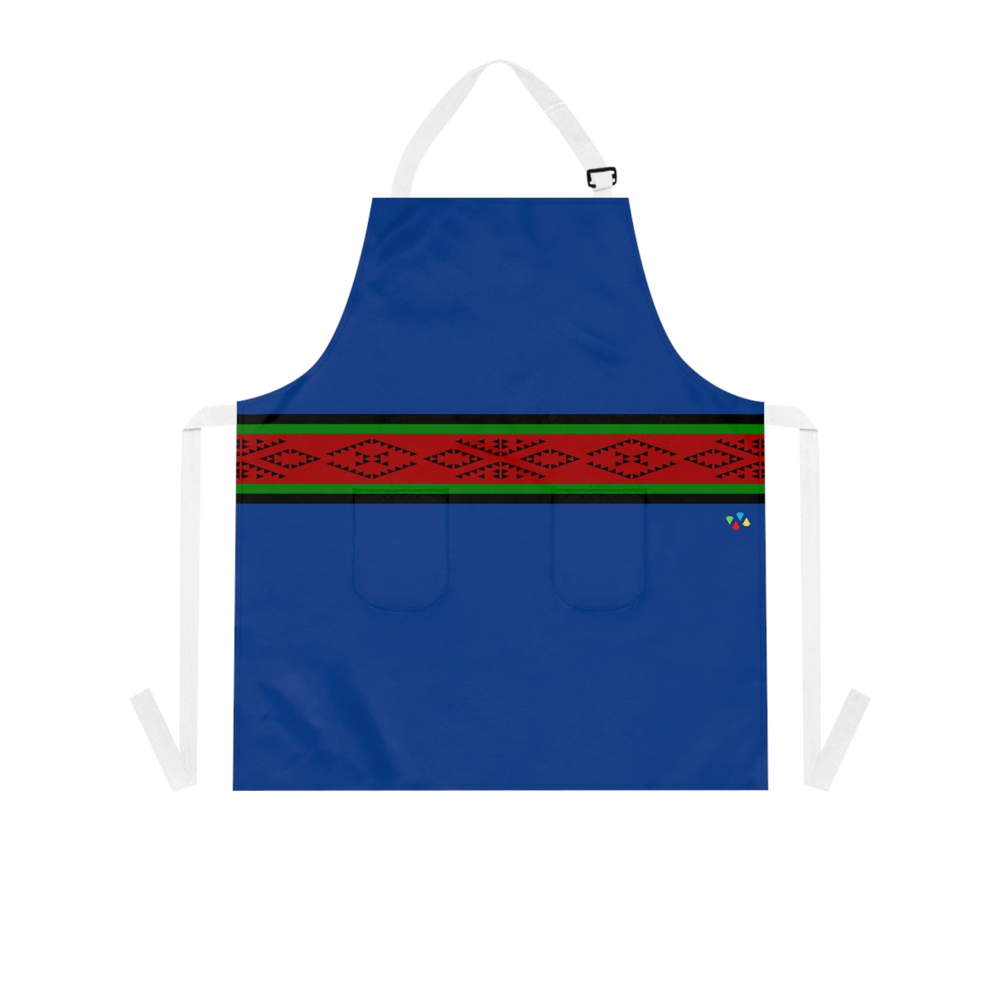 Blue Belt of Life Two Pocket Apron