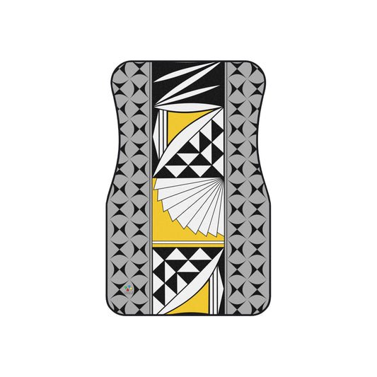 Southwest Sunrise in Yellow Car Mats (Set of 4)