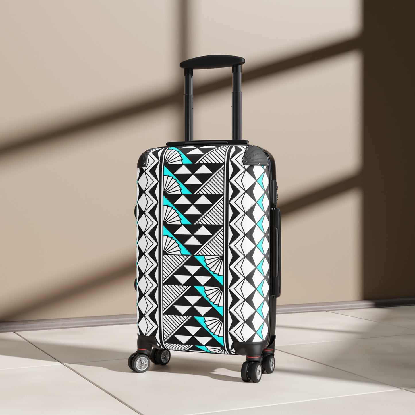 Southwest Rain and Sun in Turquoise Suitcases