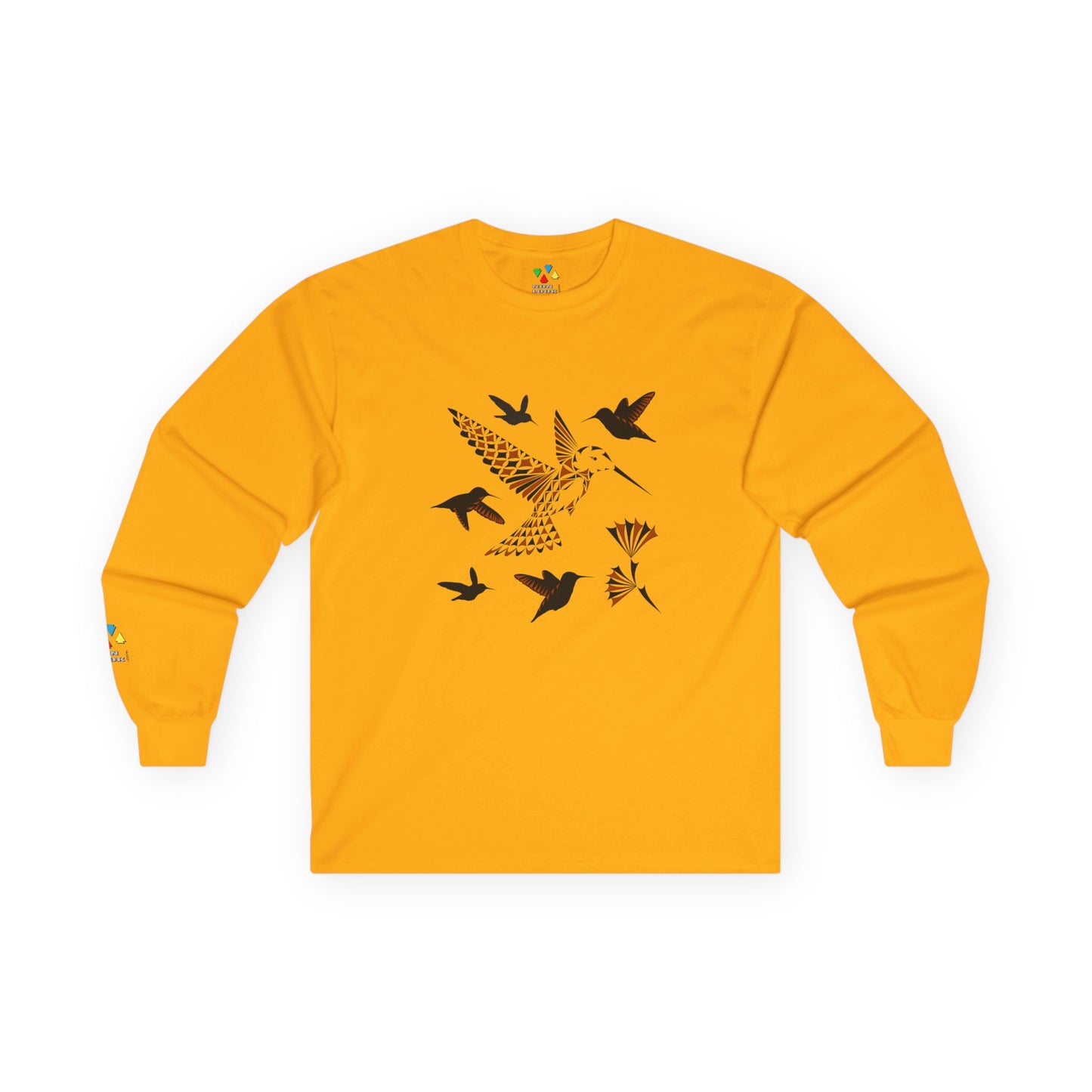 Hummingbird Blessing in Rust Unisex Long Sleeve Tee