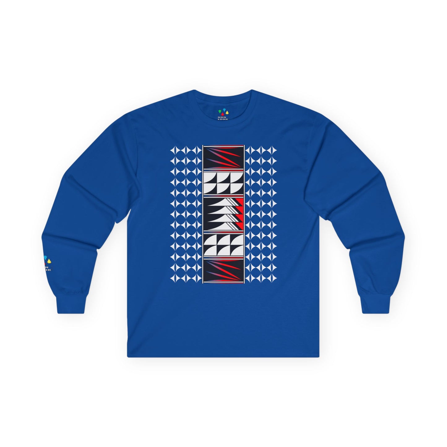 Feather Blessings in Red Unisex Long Sleeve Tee
