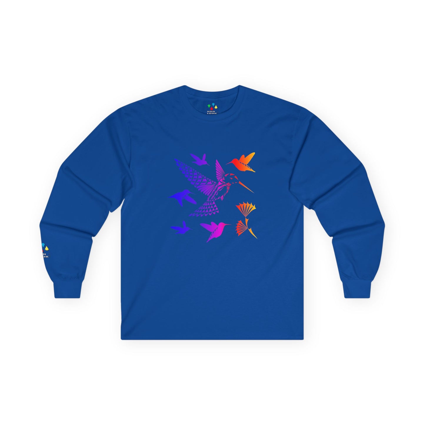 Rainbow Hummingbird Blessing Unisex Long Sleeve Tee
