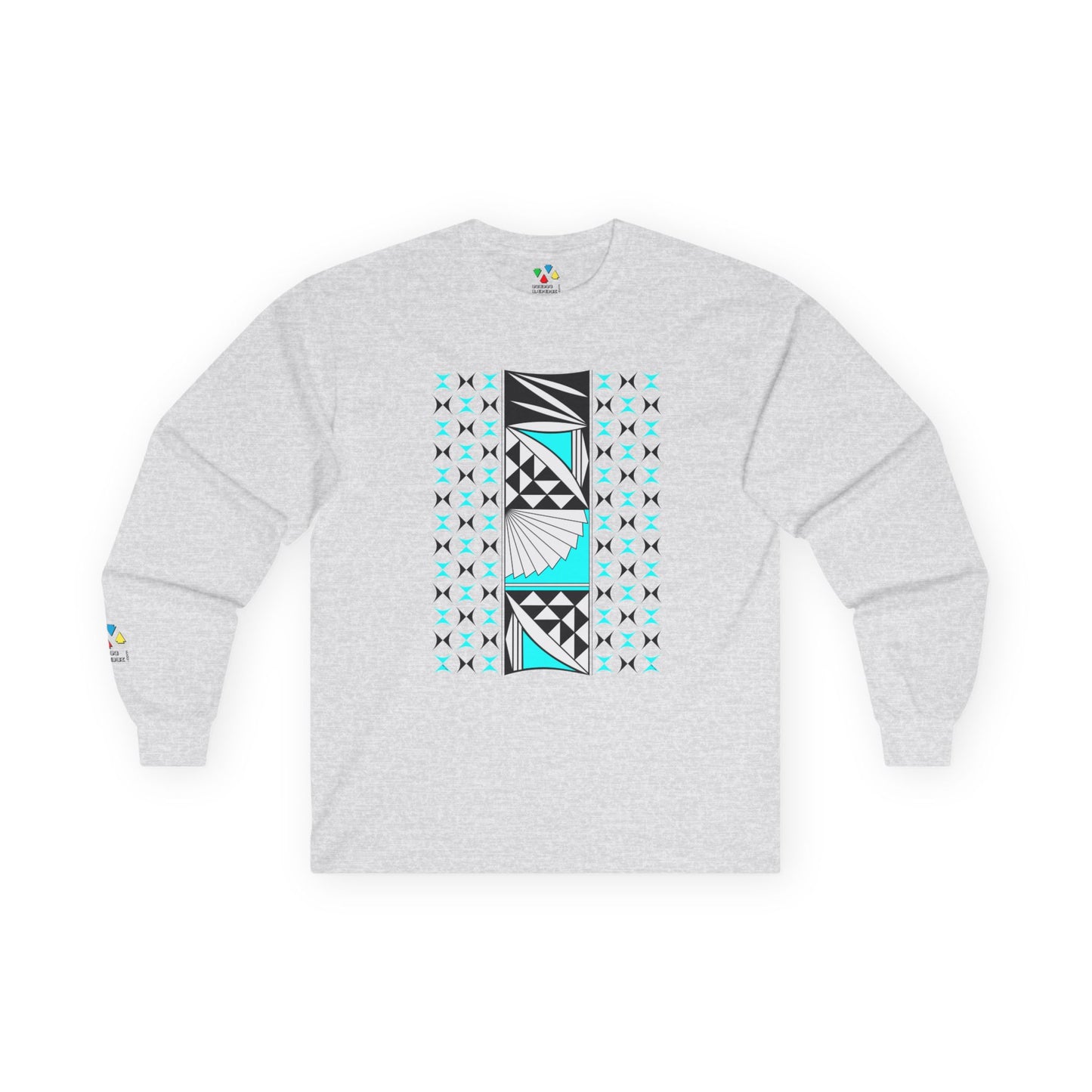 Southwest Sunrise in Turquoise Unisex Long Sleeve Tee