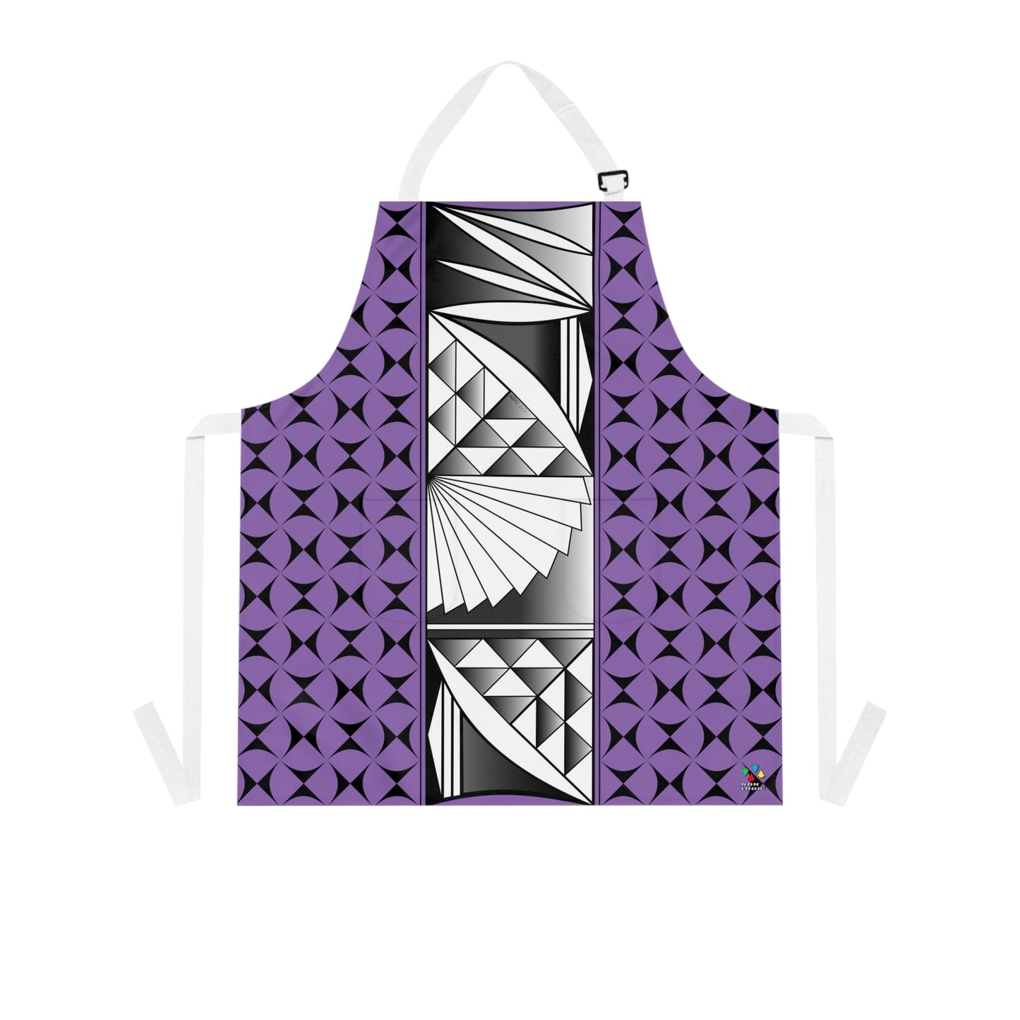 Chrome Sunrise in Purple Two Pocket Apron