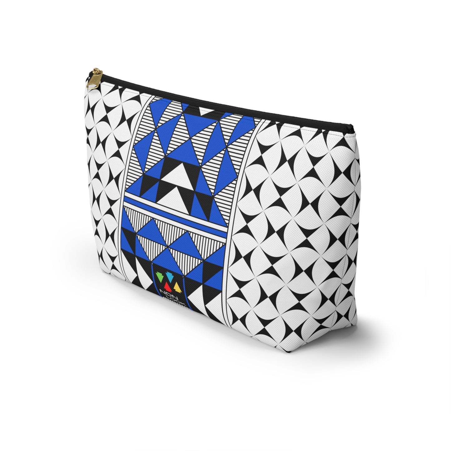 Sacred Mountains in Blue Pouch w T-bottom