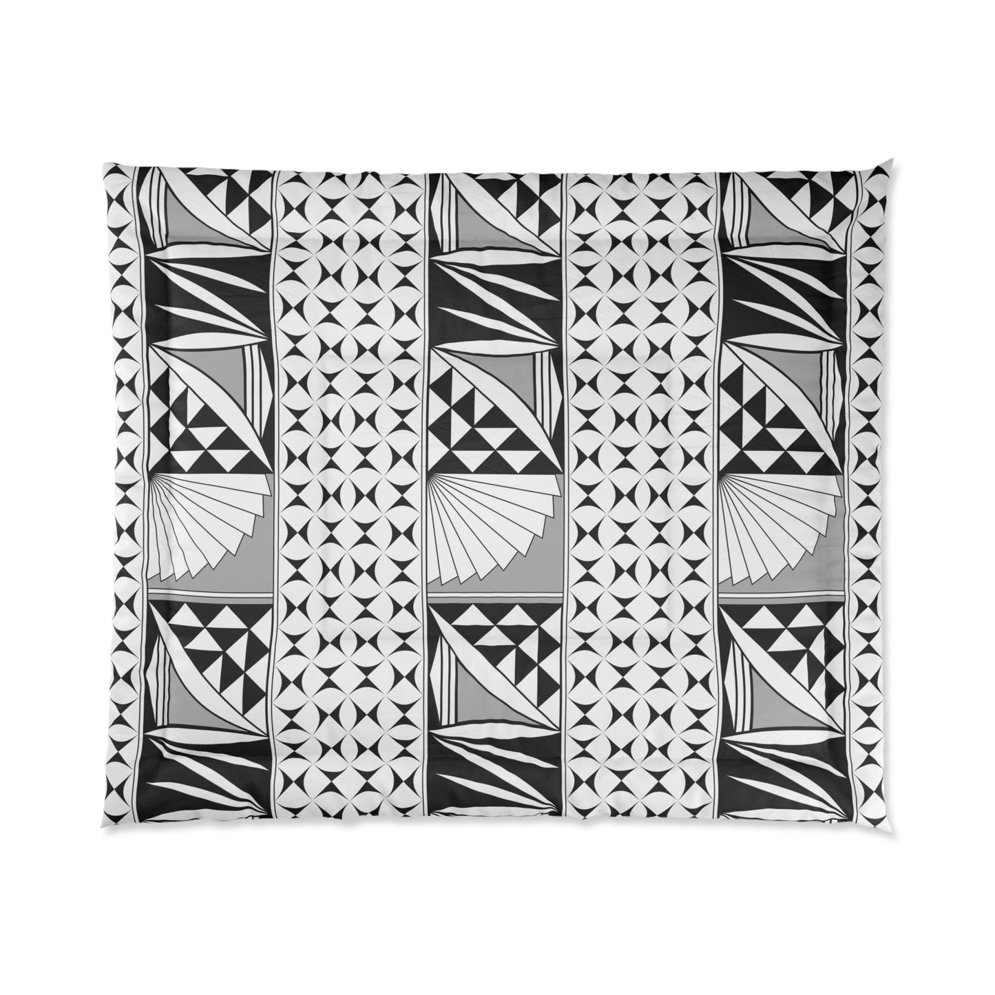Southwest Sunrise in Gray Comforter