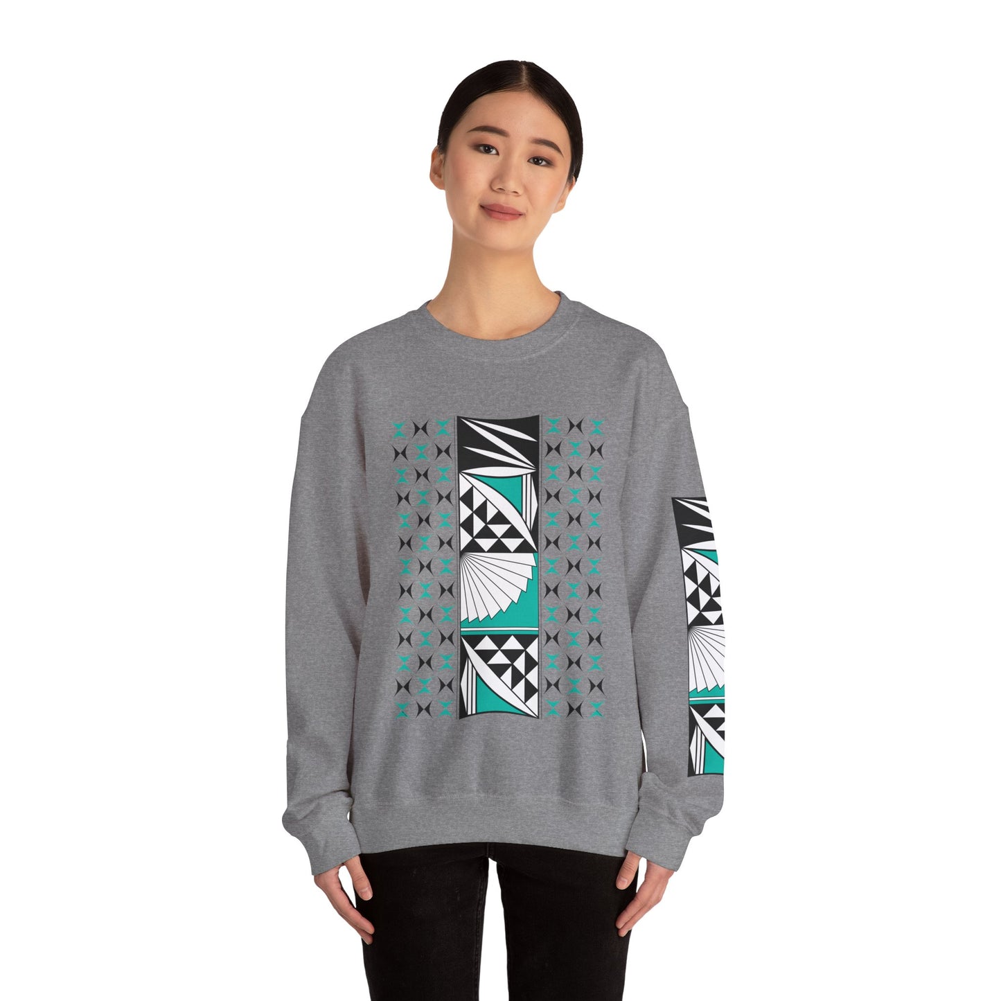 Southwest Sunrise in Aqua Unisex Sweatshirt