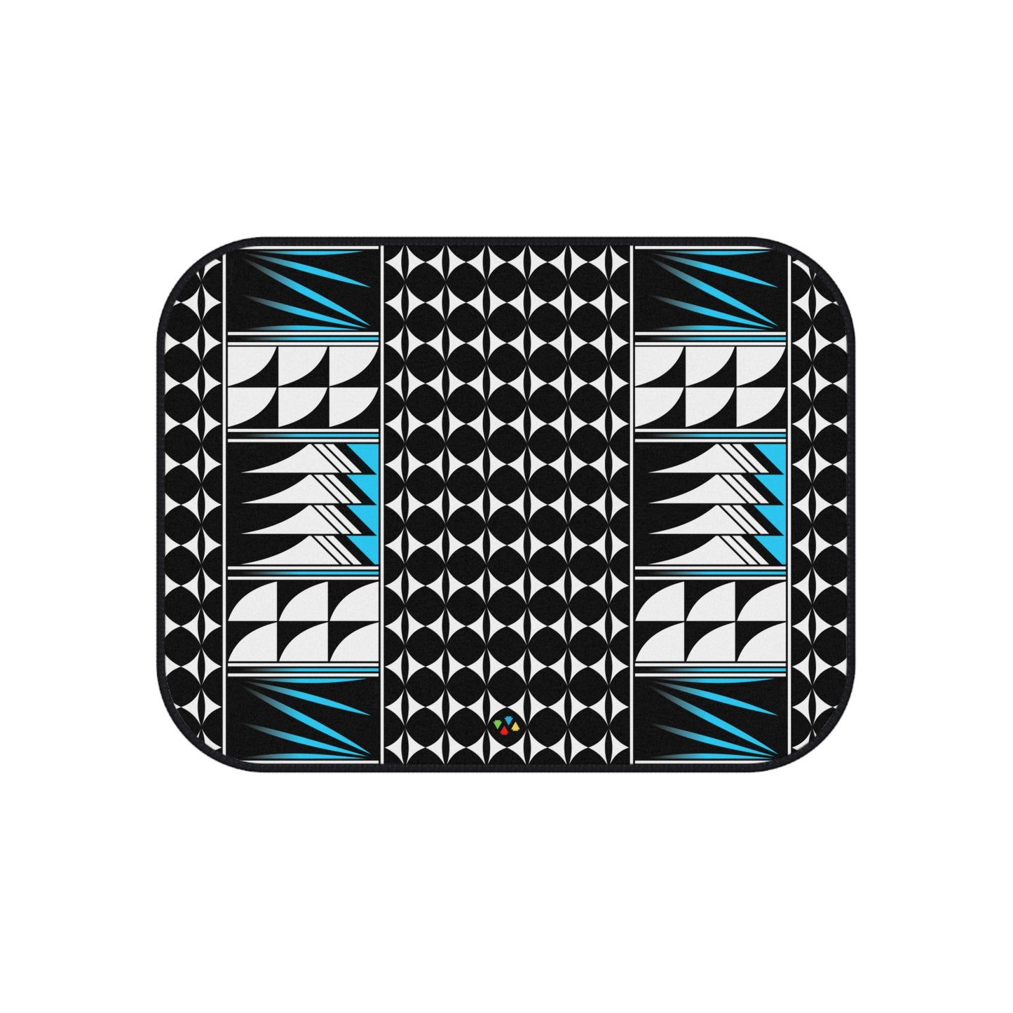 Turquoise Native Feather Blessings Car Mats (Set of 4)