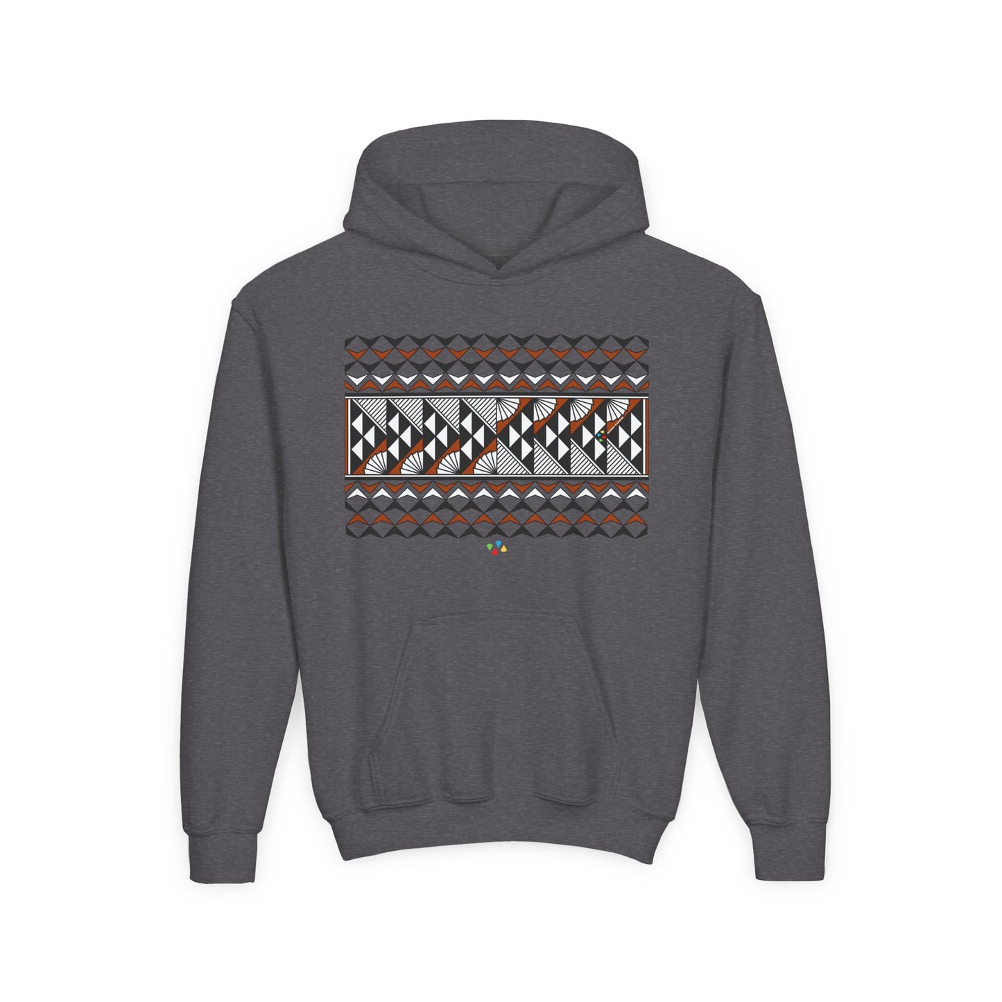 Rust Rain and Sun Youth Heavy Blend Hooded Sweatshirt