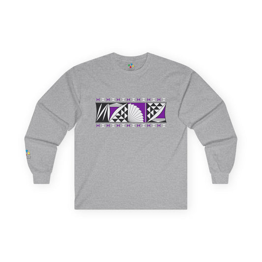 Southwest Sunrise in Purple Unisex Long Sleeve Tee