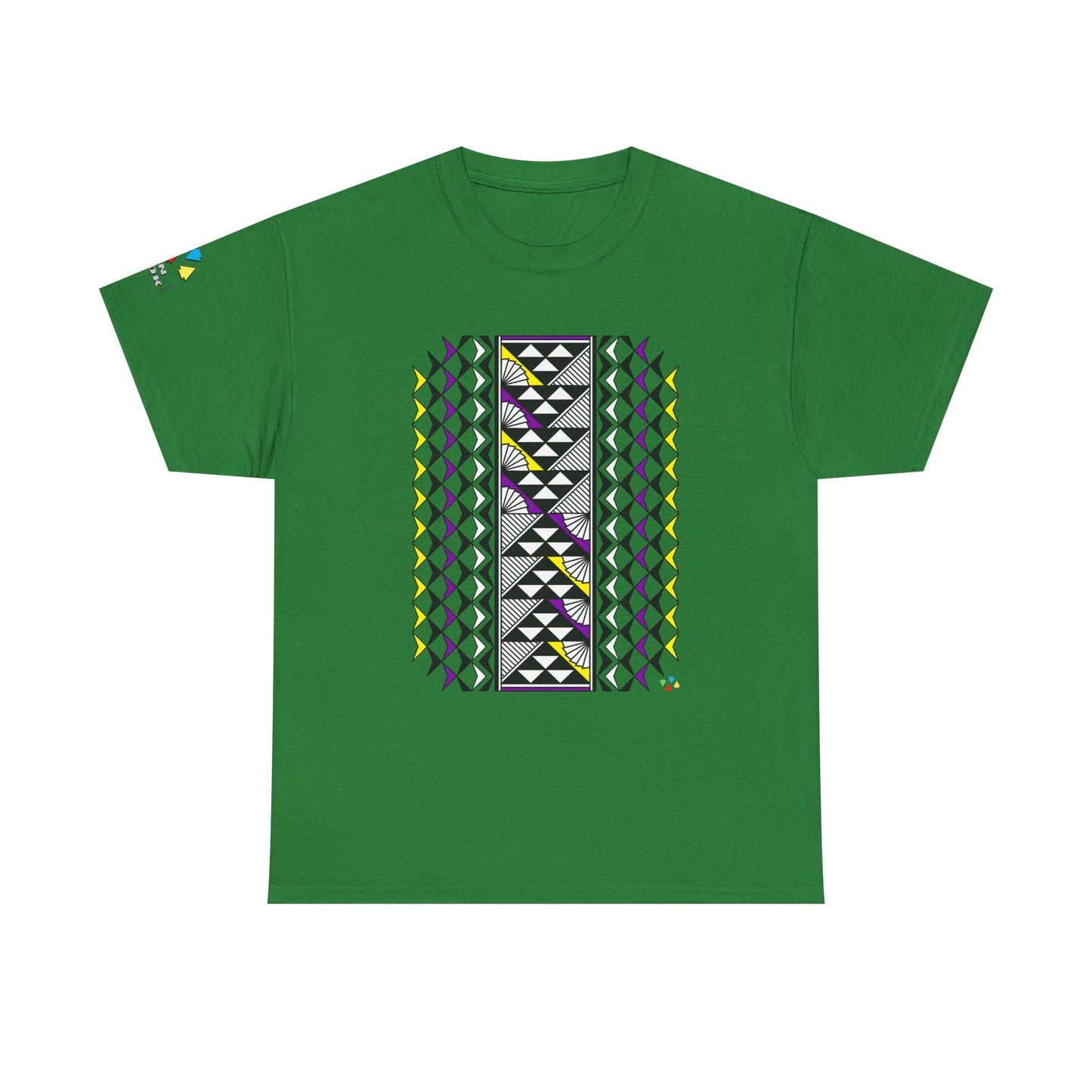 Sun and Rain in Purple/ Yellow Gildan Unisex Tee