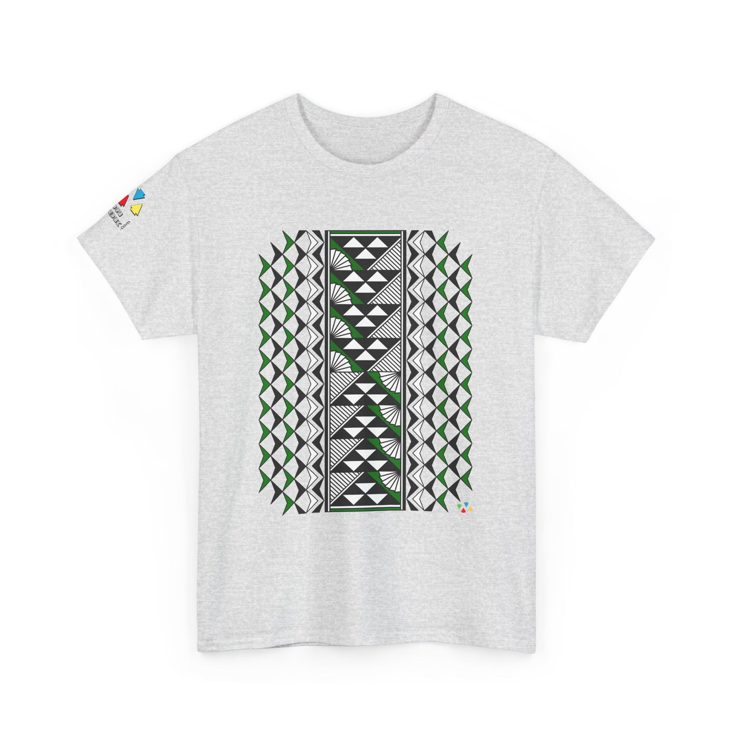 Sun and Rain in Green Gildan Unisex Tee