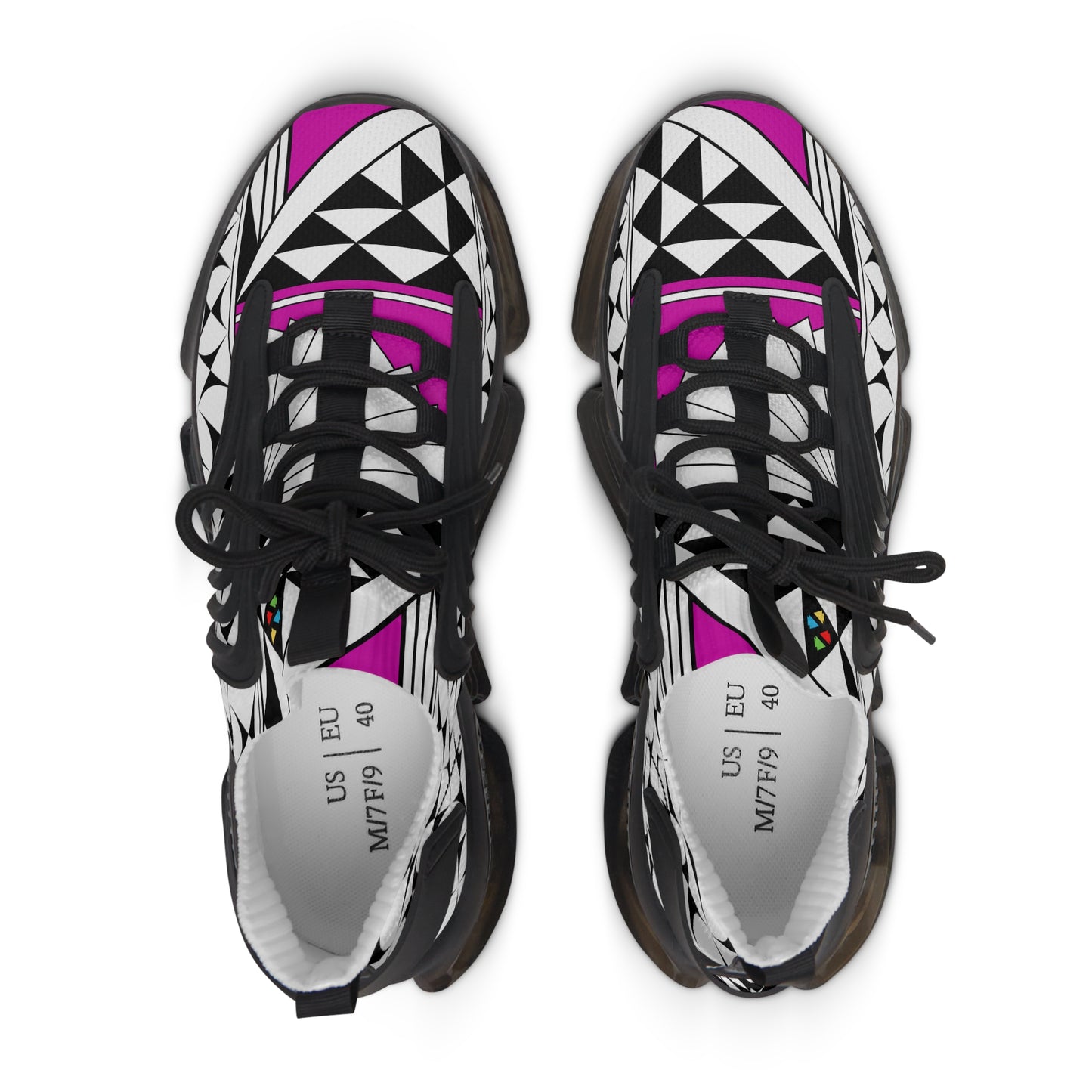 Southwest Sunrise in Pink Women's Mesh Sneakers