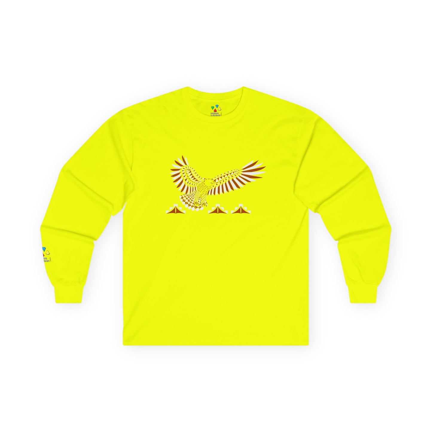 Soaring Eagle in Rust Unisex Long Sleeve Tee