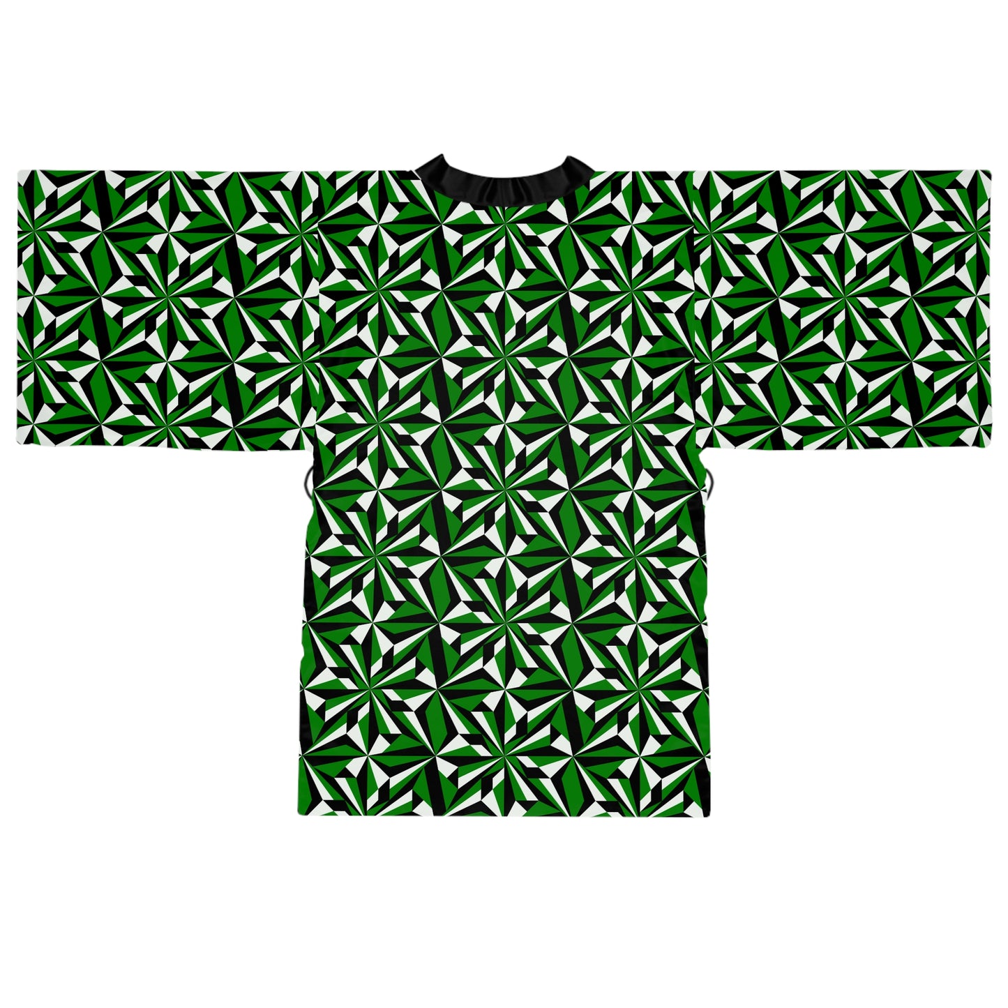 Desert Flowers in Green Kimono Robe – Where Comfort Meets Native Grace